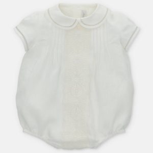 Pelele niño marfil crudo