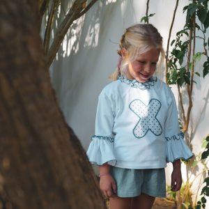 Sudadera Cruces  Niña