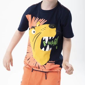 Camiseta punto de bebé niño -BCI marino
