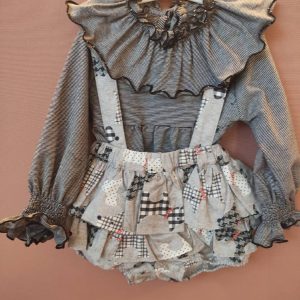 Conjunto ranita perritos y camiseta