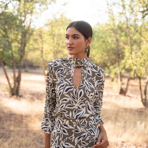 Blusa Gasa Nuits Verde