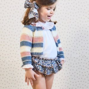 Chaqueta 3/4 rayas Mi Petit Mon