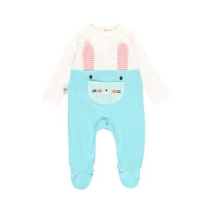 Pelele punto bicolor de bebé -BCI jade