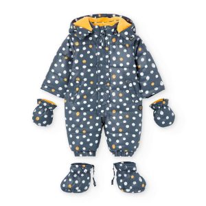 Buzo tejido técnico topos de bebé