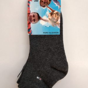 PACK DE 3 CALCETINES TOBILLEROS ALTOS 18012 CRONOS NIÑOS