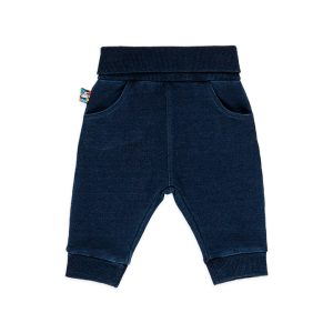 Pantalón felpa denim de bebé niño