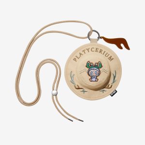 Mini Bolso de Sombrero Labubu Platycerium – Serie Fall In Wild