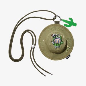 Mini Bolso de Sombrero Labubu Cactus – Serie Fall In Wild
