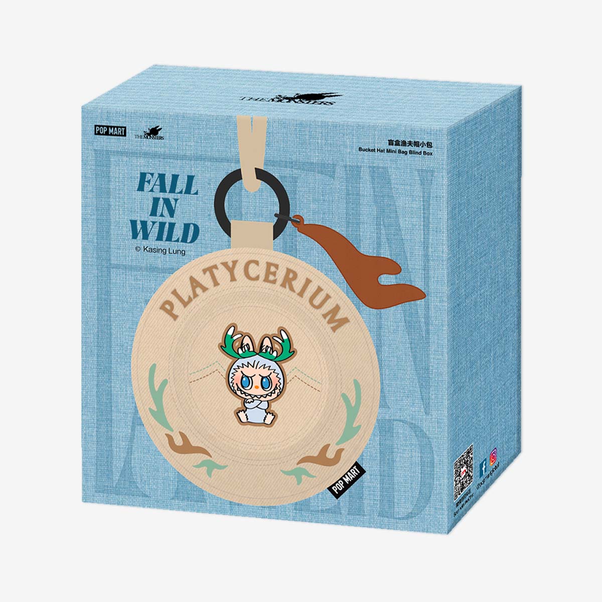 Mini Bolso de Sombrero Labubu Monstera Deliciosa – Serie Fall In Wild - Imagen 2