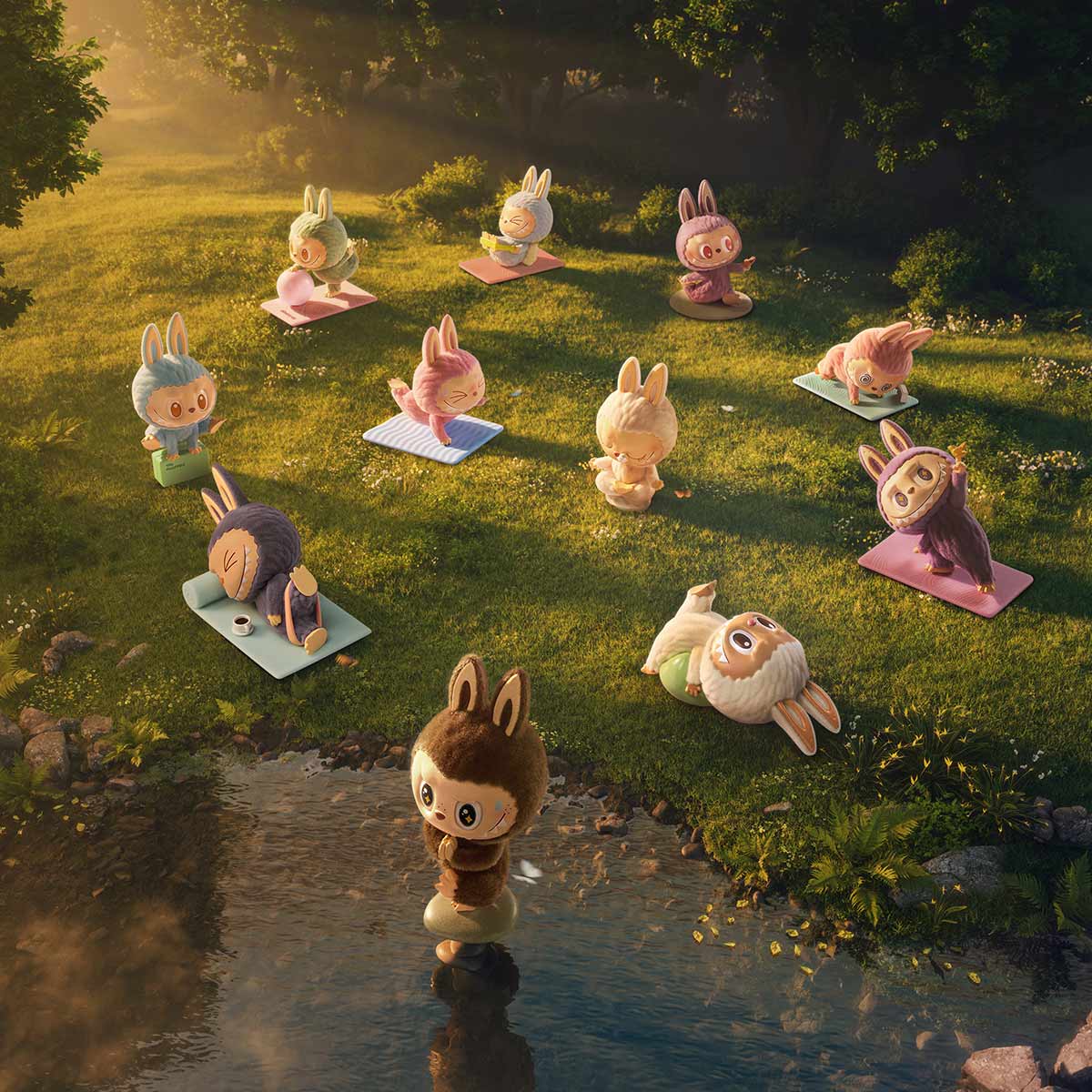 Figura Labubu Yoga Coach – Edición Secreta - Imagen 2