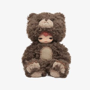 Hirono Bear Vinyl Plush Doll | Muñeco de peluche artístico de diseñador – 38 cm