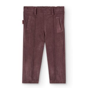 Pantalón antelina de bebé niña