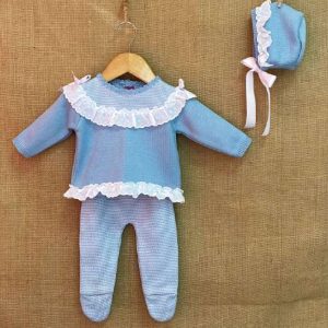 Conjunto polaina azul