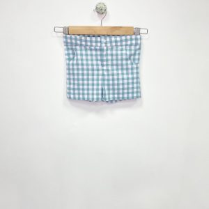 Pantalón corto de cuadros