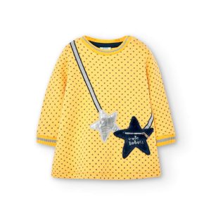 Vestido punto acolchado de bebé -BCI