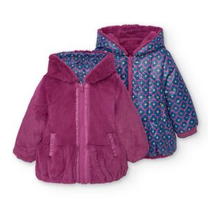 Parka reversible niña