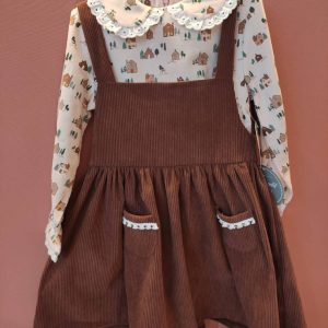 Camisa casitas tirabordada