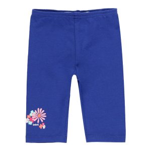 Leggings pirata punto de bebé niña -BCI prune