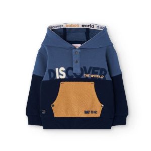 Sudadera felpa con bolsillo de bebé niño arctic
