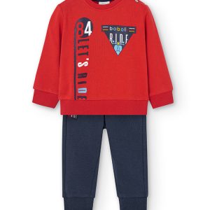 Pack punto de bebé niño rojo