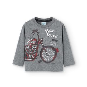 Camiseta punto “motorcycle” de bebé niño