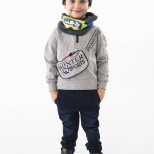 Sudadera bandolera con capucha