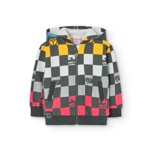 Chaqueta felpa estampada de bebé -BCI estampado race