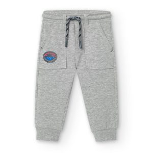 Pantalón felpa bebé niño gris VIGORE