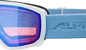 ALPINA SCARABEO JR. White-Skyblue HM Blue sph, Unisex-Youth, One Size