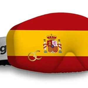 Funda para gafas de esquí, protege las gafas de arañazos, diseño de bandera de España