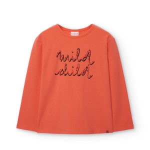 Camiseta punto elástico salmón