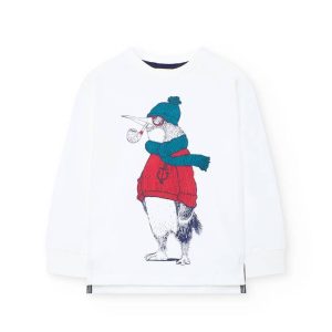 Camiseta punto pingüino gorro