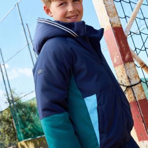 Parka tejido técnico de niño marino