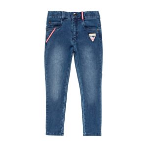 Pantalon Denim Punto Elastico De Niño