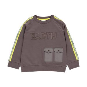 Sudadera Felpa Con Bolsillo De Niño