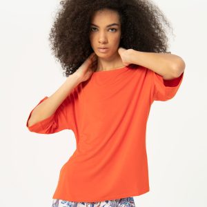 CAMISETA NARANJA VISCOSA SURKANA