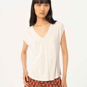CAMISETA VISCOSA BAMBÚ BLANCA SURKANA