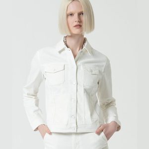 CAZADORA DENIM ALGODÓN BLANCA SURKANA