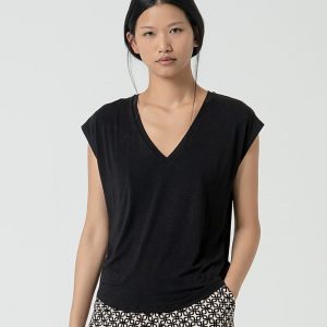 CAMISETA VISCOSA BAMBÚ NEGRA SURKANA