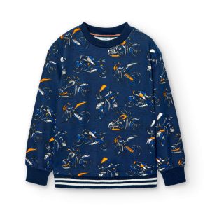 Sudadera felpa estampada de niño