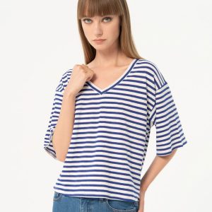 CAMISETA RAYAS MARINO SURKANA