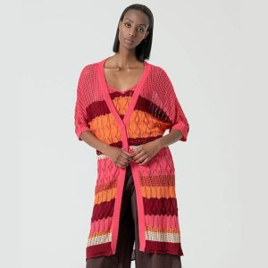 CHAQUETA VISCOSA FUCSIA SURKANA