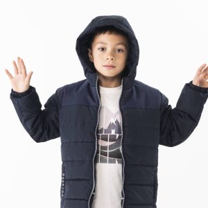 Parka azul tejido tecnico