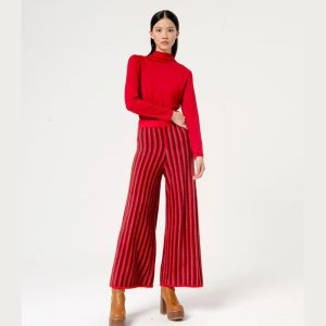 PANTALÓN PUNTO ROJO Y GRANATE SURKANA