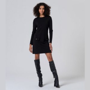 Vestido Viscosa Negro Surkana