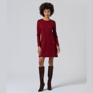 Vestido Viscosa Rojo Surkana