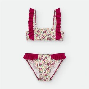 BIKINI NIÑA FLORES WATERLEMON