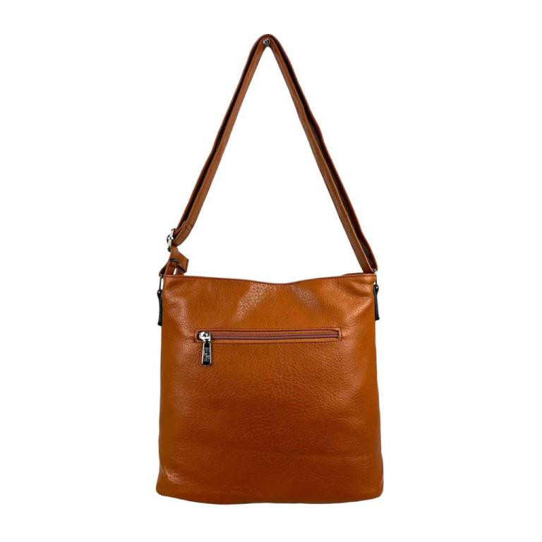 Amplia Mochila Coveri Collection en Nylon para Mujer con 2 Bolsillos Frontales y Trasero con Rejilla - Imagen 3