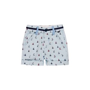 Bermudas Oxford “Veleros” De Bebe Niño