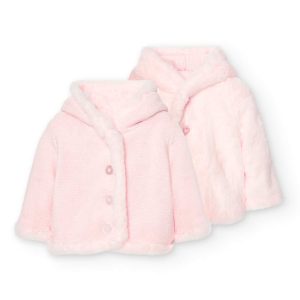 Chaqueta reversible de bebé niña